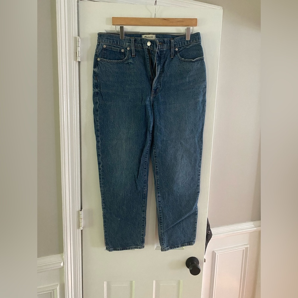Madewell classic straight jeans